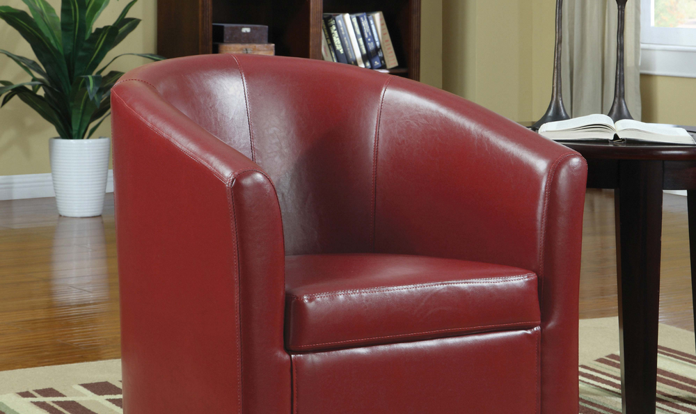 PASSOV SWIVEL CHAIR  (RED) Leahyco furniture