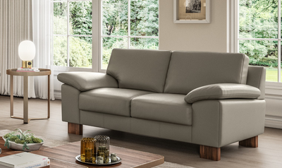 Luonto Poet Fully Padded Leather Sofa with HR Foam