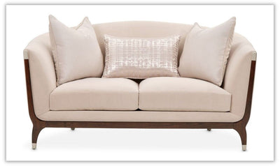 Paris Chic Loveseat in Tiramisu Espresso