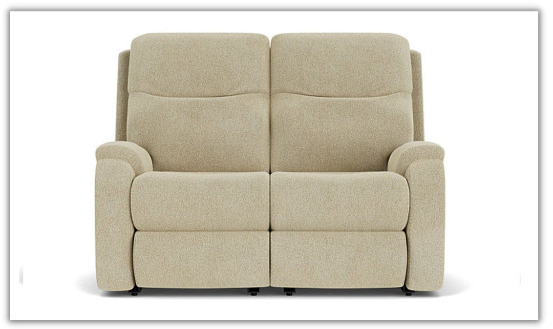 Penn Power Reclining Loveseat with Power Headrests & Footrests