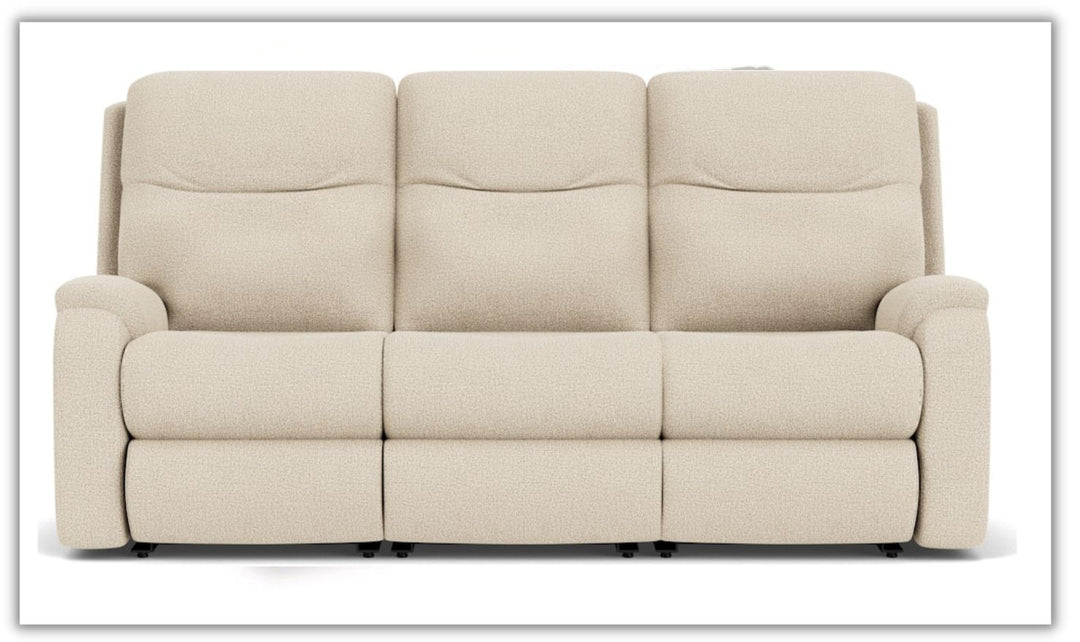 Penn Power Reclining Sofa with Power Headrests & Footrests