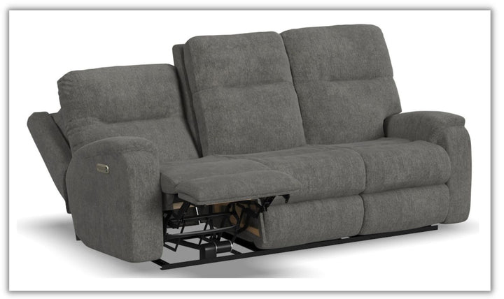 Penn Power Reclining Sofa with Power Headrests & Footrests