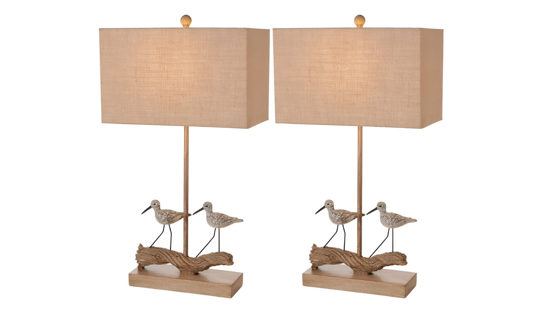 Piper 28" Coastal table Lamp, (Set of 2)