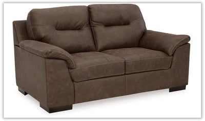 Maderla Leather Loveseat