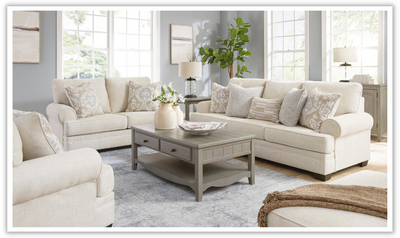 Rilynn Loveseat With Rolled Arms