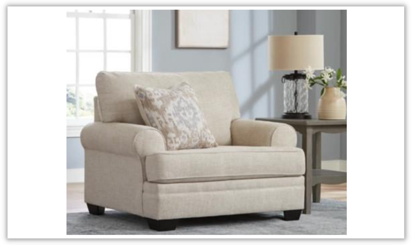 Rilynn Living Room Set With Rolled Arms