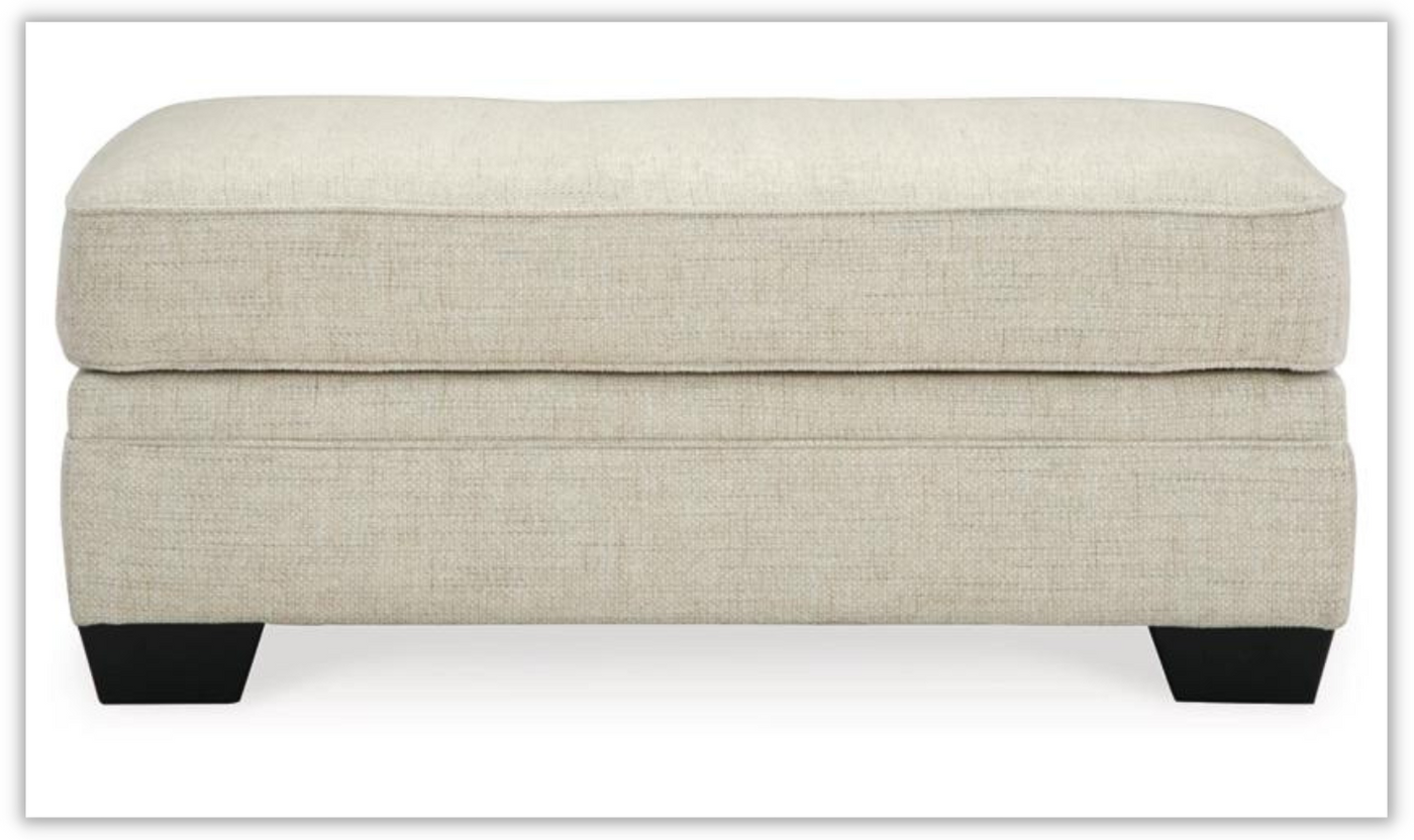 Rilynn Ottoman In Linen