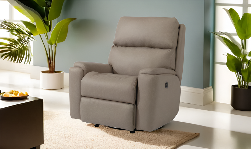 Rio Power Rocking Recliner Fabric Chair With Power Headrest-jenniferfurniture