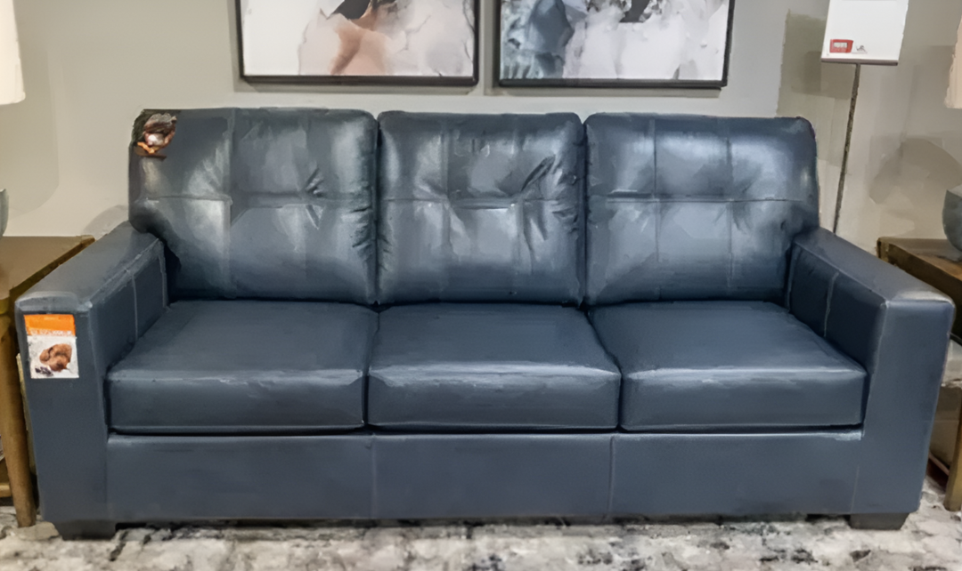 Santorine Tufted Queen Sofa Sleeper in Leather-Leahyco