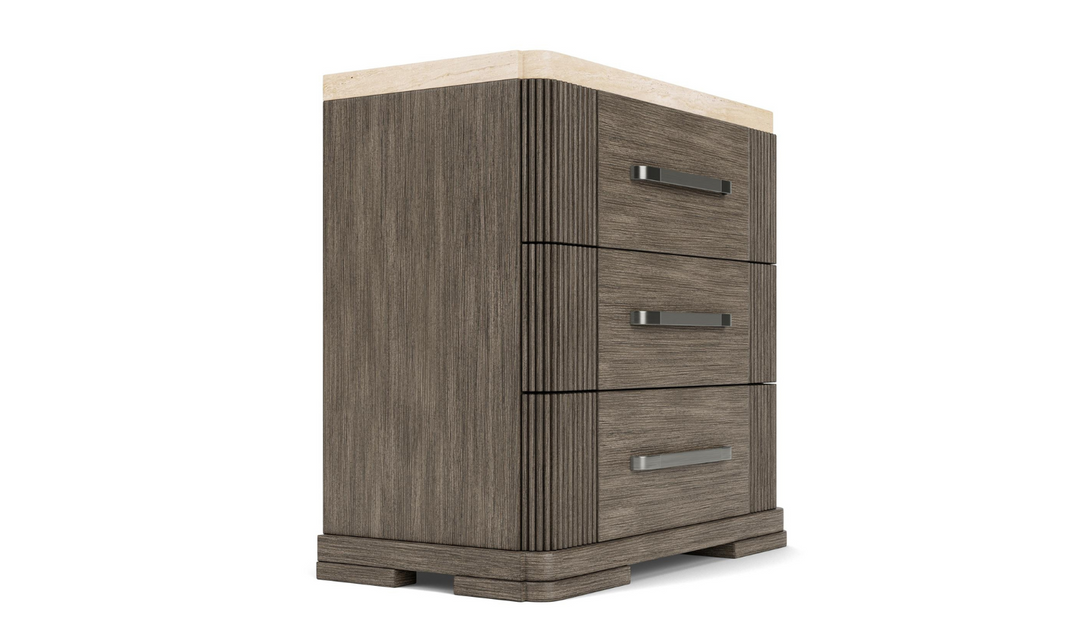 Sariel 3 Drawers Nightstand