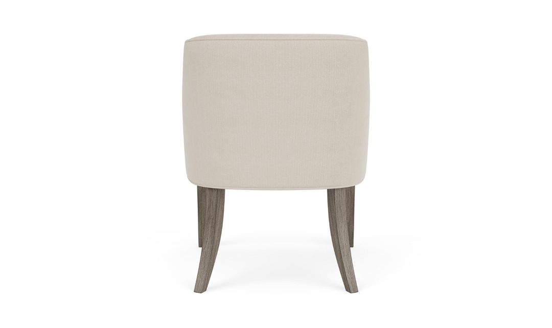 Sariel Upholstered Dining Host Chair with Slope Arms