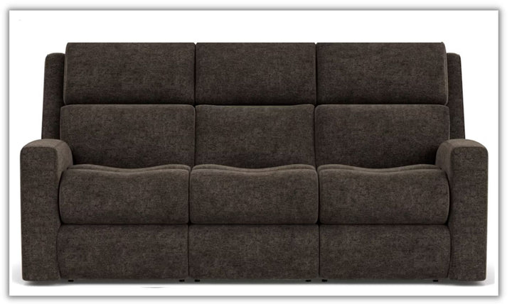 Flexsteel Score Power Reclining Sofa With Power Headrests & Lumbar