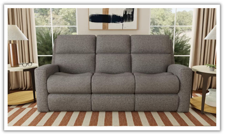 Flexsteel Score Power Reclining Sofa With Power Headrests & Lumbar