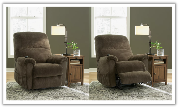 Modern Heritage Shadowboxer Power Lift Recliner Chair with USB Port