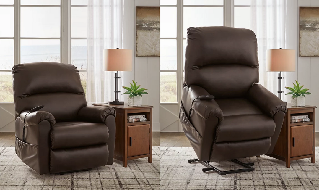 Modern Heritage Shadowboxer Power Lift Recliner Chair with USB Port