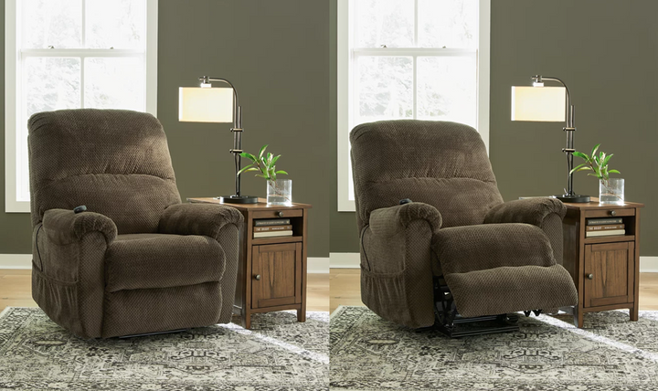 Modern Heritage Shadowboxer Power Lift Recliner Chair with USB Port