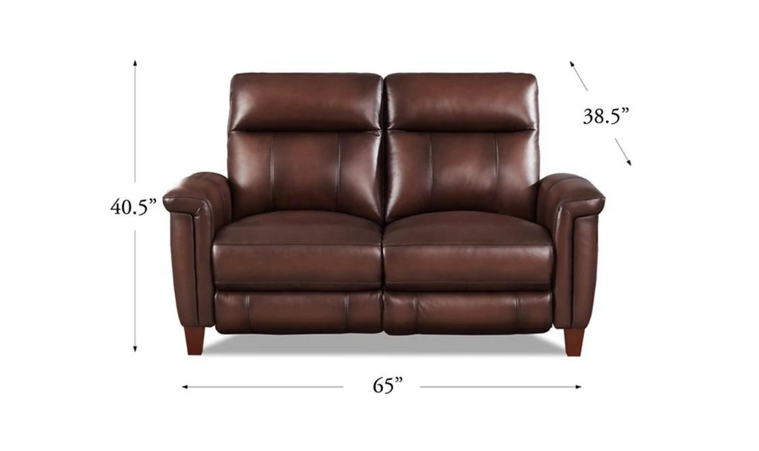 Sherwood Power Headrest Top Grain Leather Zero Gravity Recliner Living Room Set