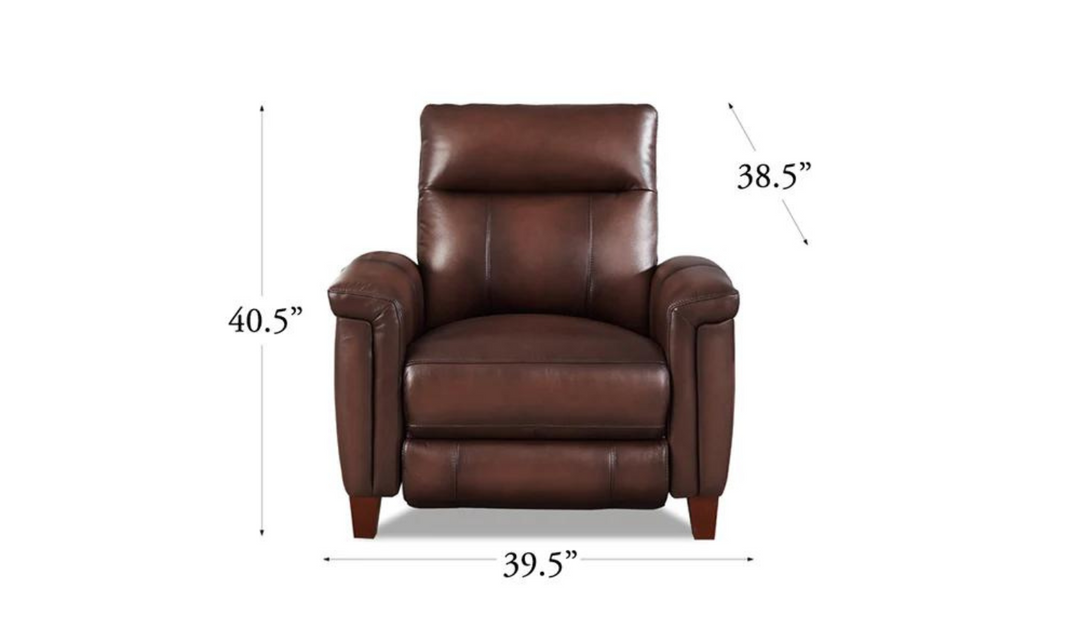 Sherwood Power Headrest Top Grain Leather Zero Gravity Recliner Living Room Set