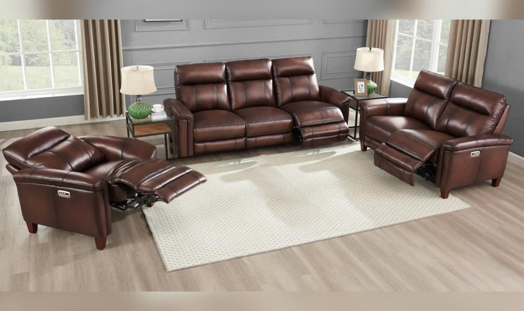 Sherwood Top Grain Leather Zero Gravity Power Recliner Chair