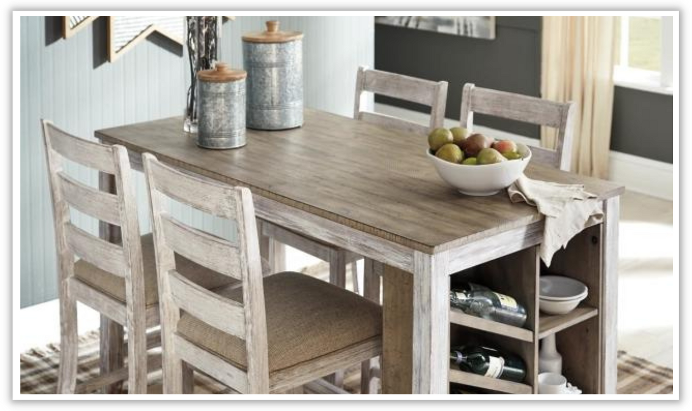 Skempton Storage Counter Height Dining Set