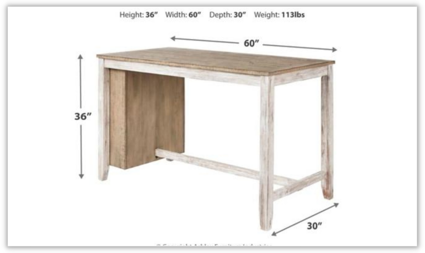 Skempton Storage Counter Height Dining Set