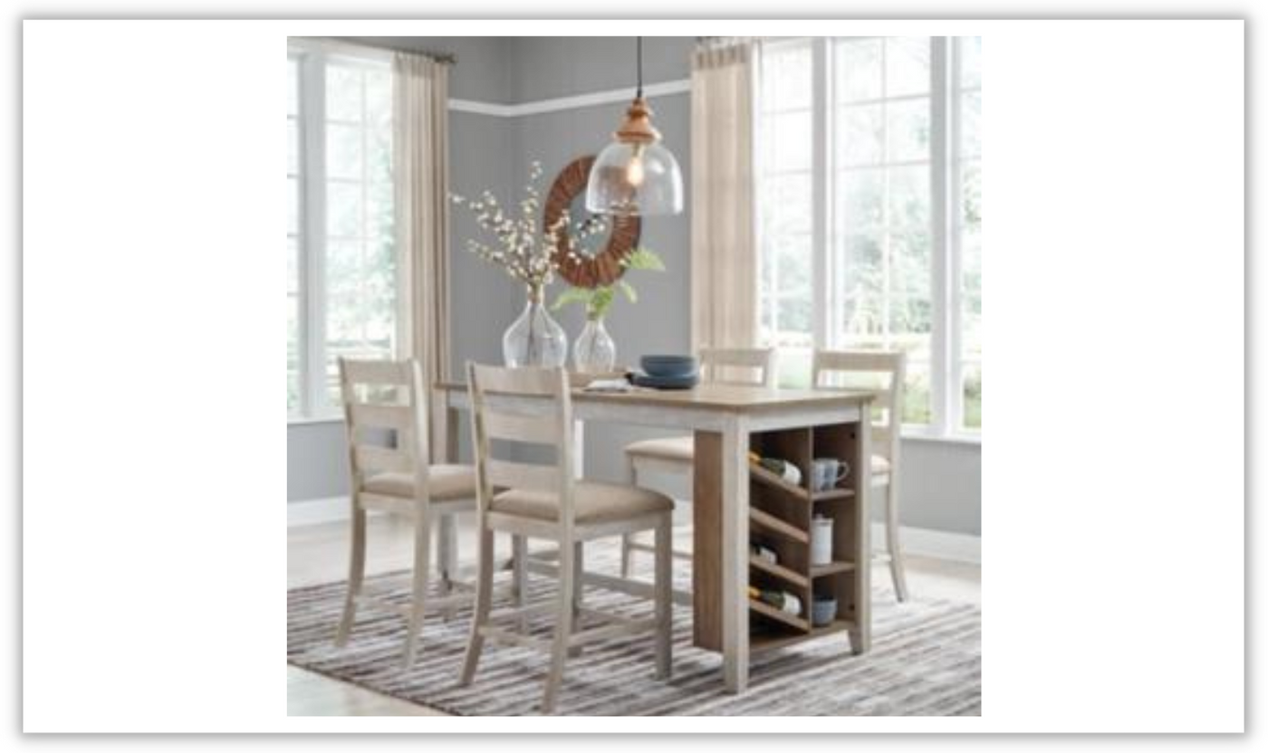 Skempton Storage Counter Height Dining Set