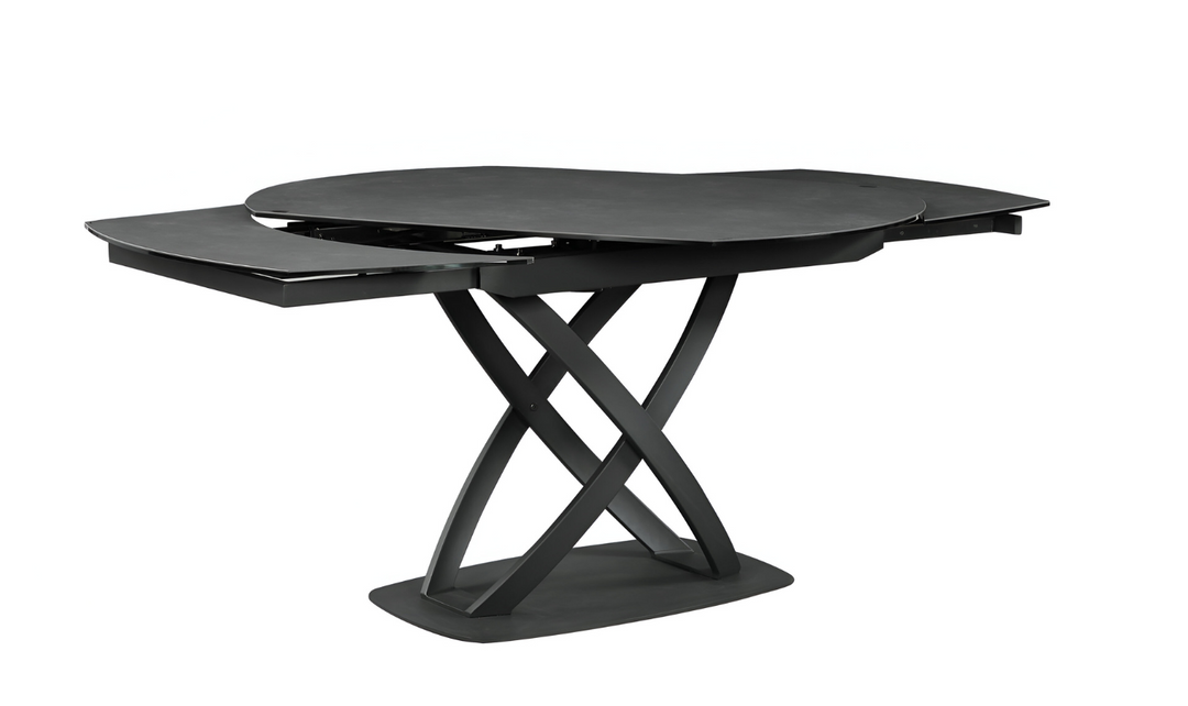 Soho Expandable Dining Table In Black- Leahyco