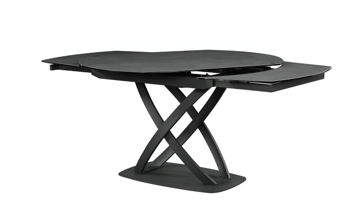 Soho Expandable Dining Table In Black- Leahyco