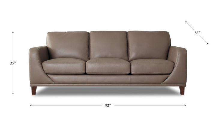 Soma 3-Seater Leather Sofa With Box Seat Cushions-Leahyco