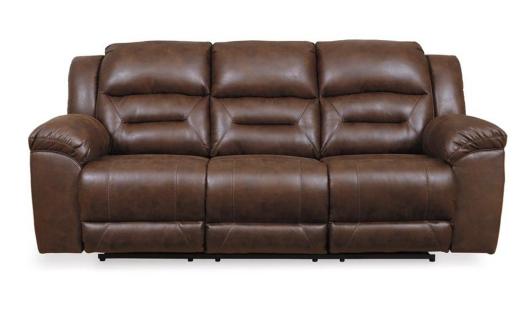 Stoneland Power Reclining Leather Living Room Set