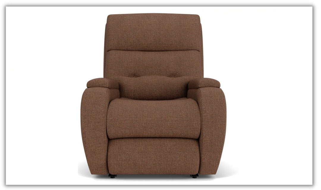 Flexsteel Strait Power Recliner Chair with Power Headrest