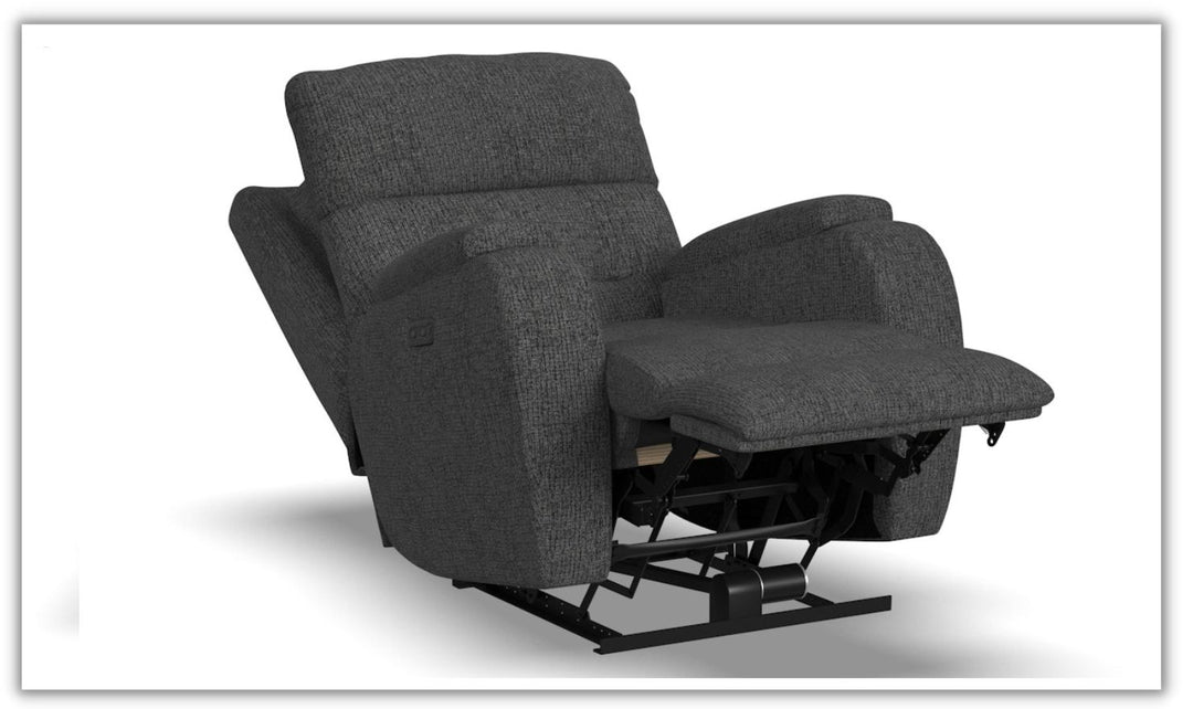 Flexsteel Strait Power Recliner Chair with Power Headrest