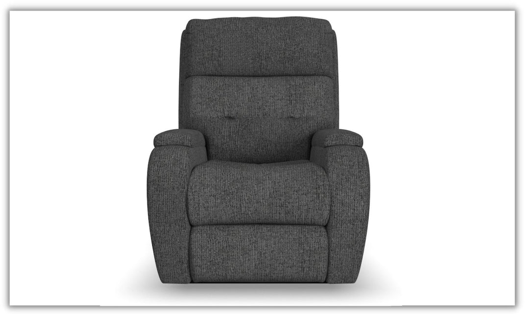 Flexsteel Strait Power Recliner Chair with Power Headrest