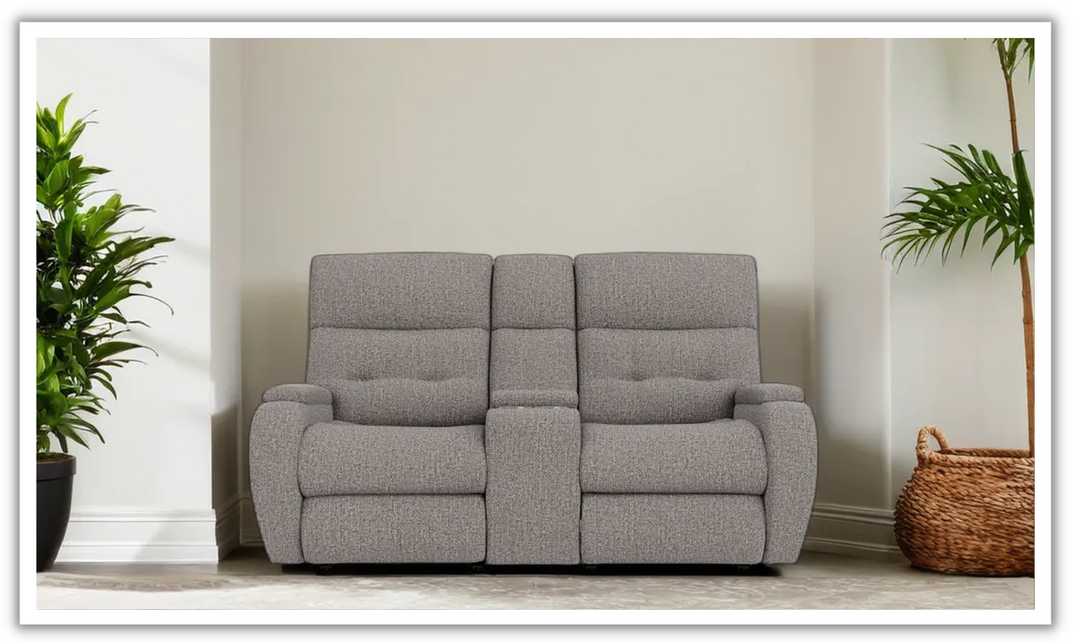 Strait Power Reclining Loveseat With Power Headrests-jenniferfurniture