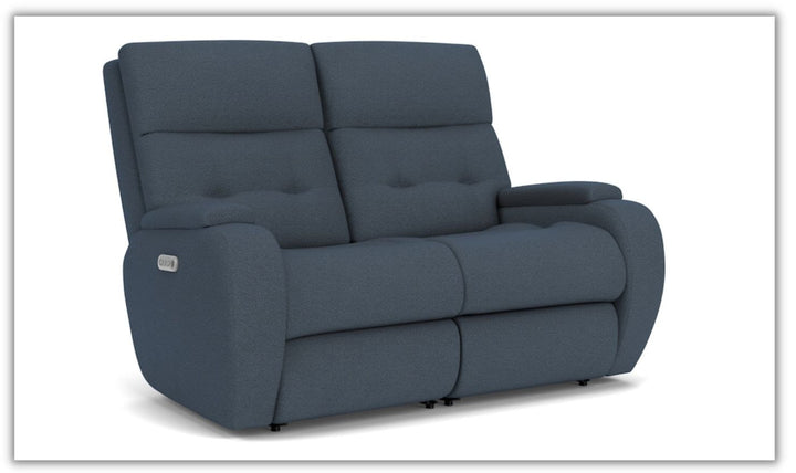 Strait Power Reclining Loveseat with Power Headrests