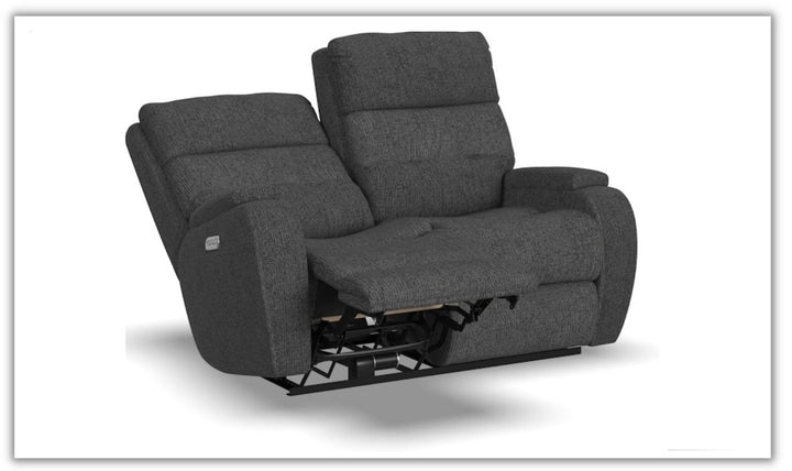 Strait Power Reclining Loveseat with Power Headrests