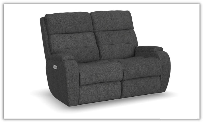 Strait Power Reclining Loveseat with Power Headrests