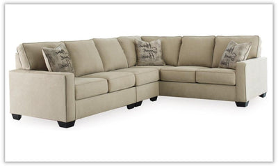 Lucina Sectional Sofa in Fabric