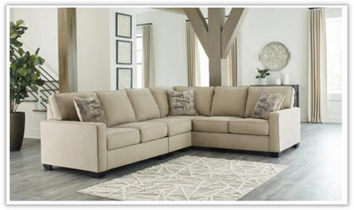 Lucina Sectional Sofa in Fabric