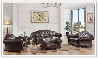 Apolo Living Room Set with Tufted Seats