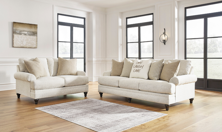 Ashley Valerani 3 Seater Fabric Sofa in Sandstone