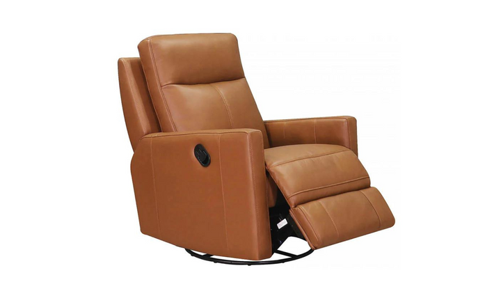 Vienna Manual Swivel Rocker Leather Recliner Chair