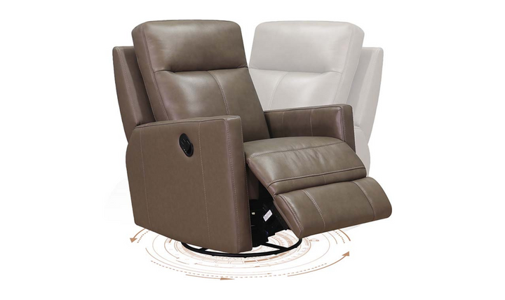 Vienna Power Swivel Rocker Leather Recliner Chair