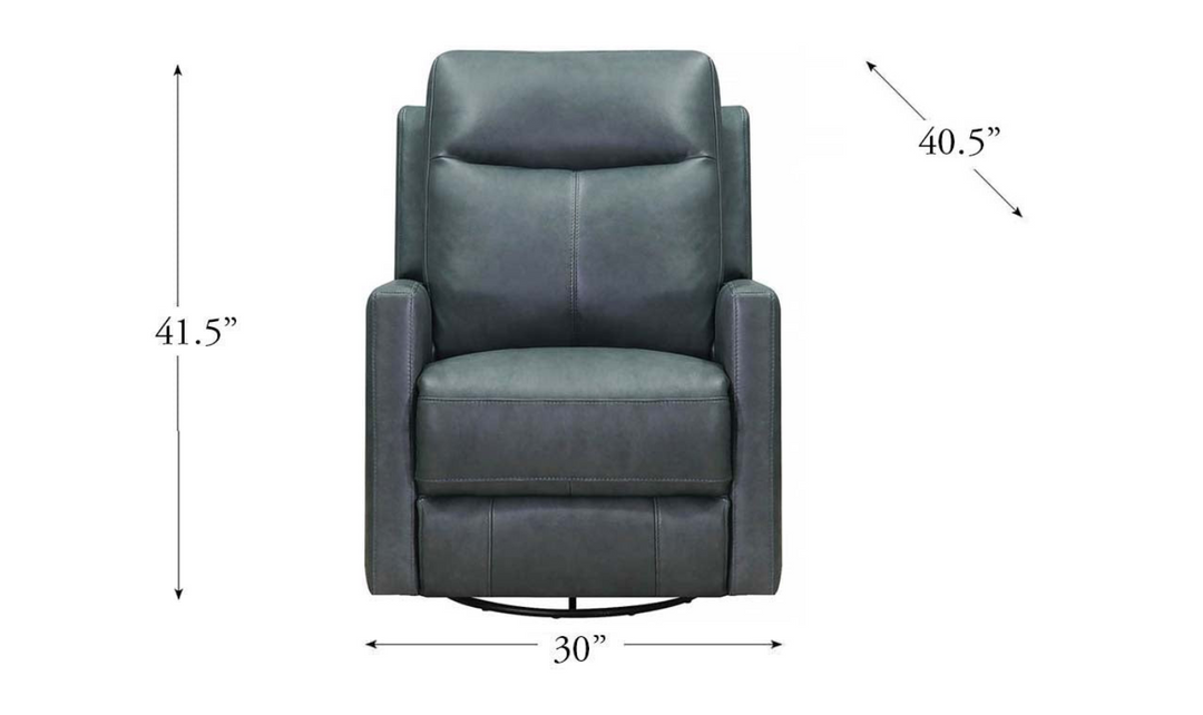 Vienna Power Swivel Rocker Leather Recliner Chair