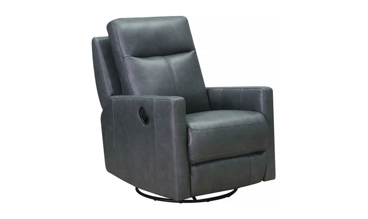 Vienna Power Swivel Rocker Leather Recliner Chair