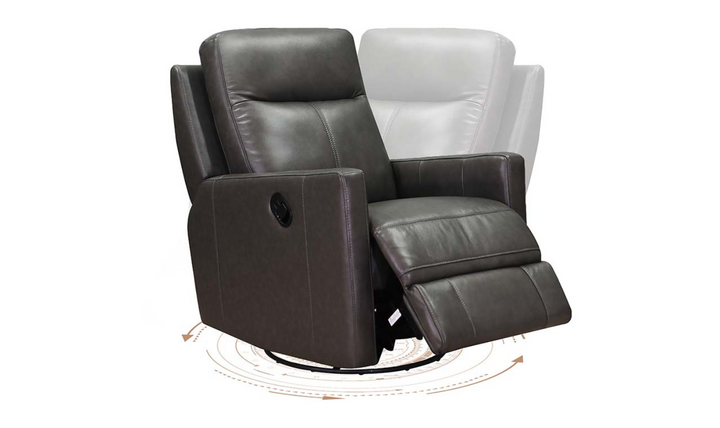 Vienna Power Swivel Rocker Leather Recliner Chair