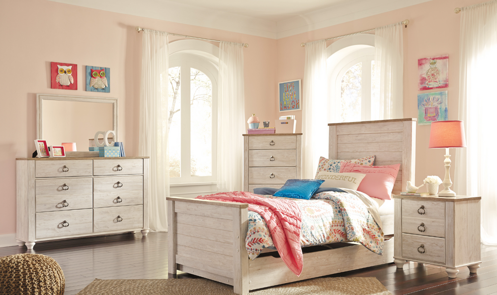 Willowton Panel Bedroom Set-Leahyco