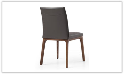 Windsor Modern Leather Upholstered Dining Chair