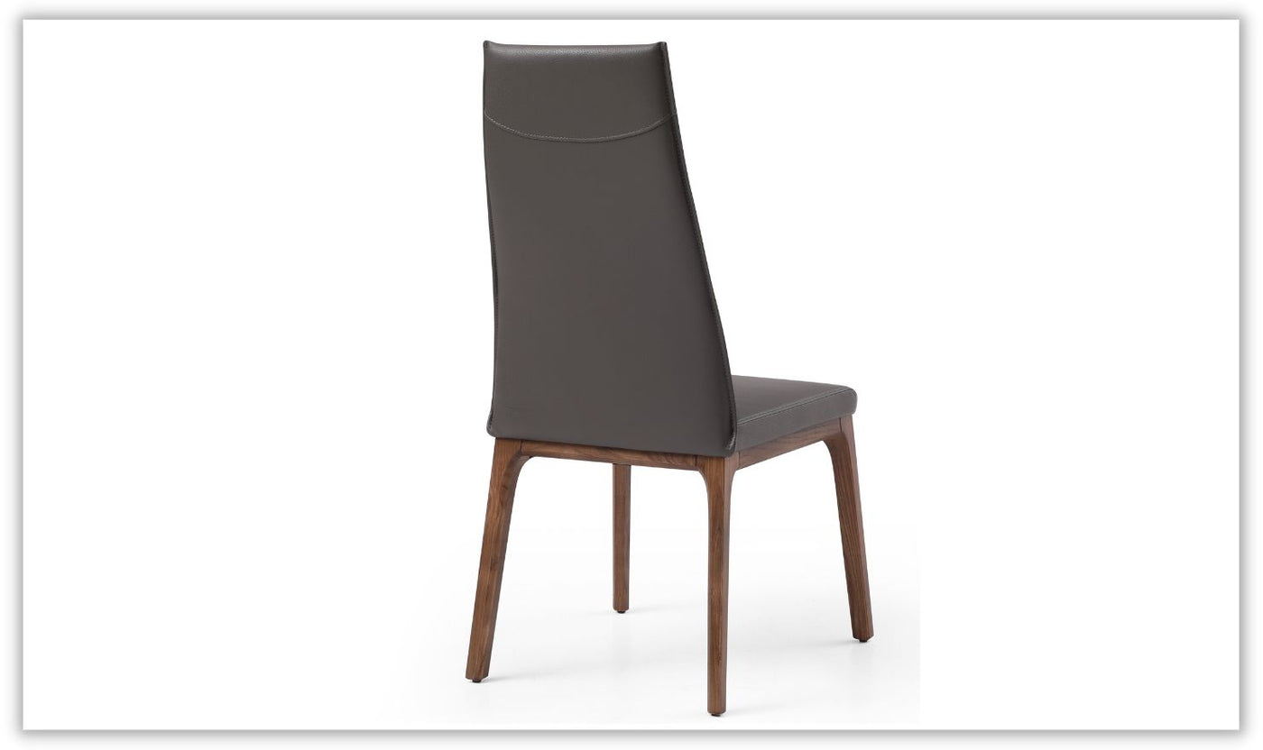 Windsor Modern Leather Upholstered Dining Chair