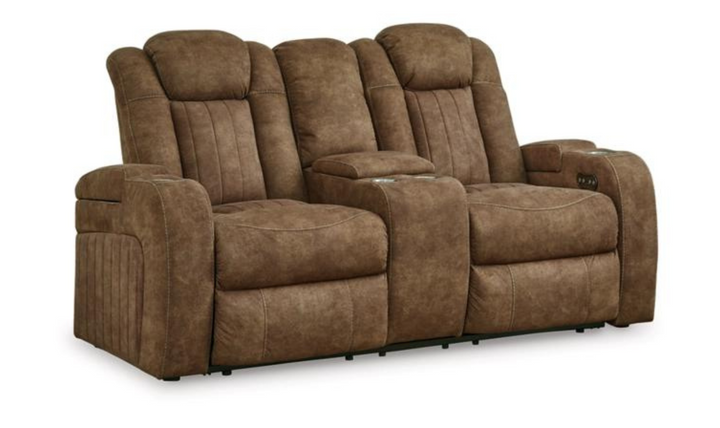 Wolfridge Leather Power Reclining Living Rom Set